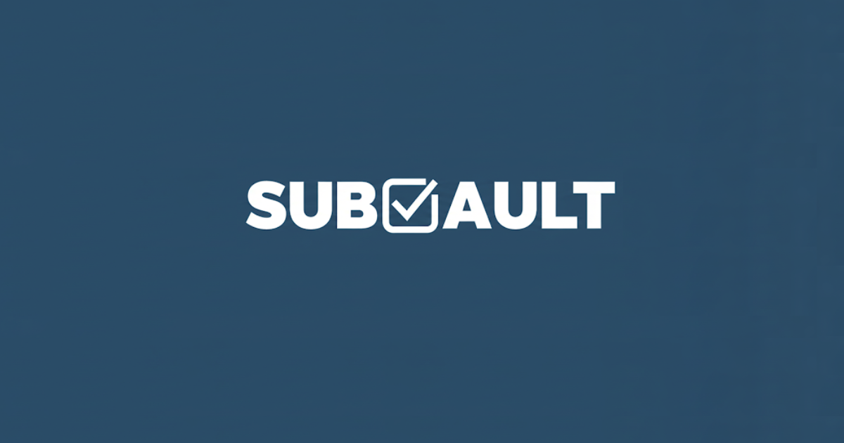 SubVault - Track All Your Subscriptions in One Place